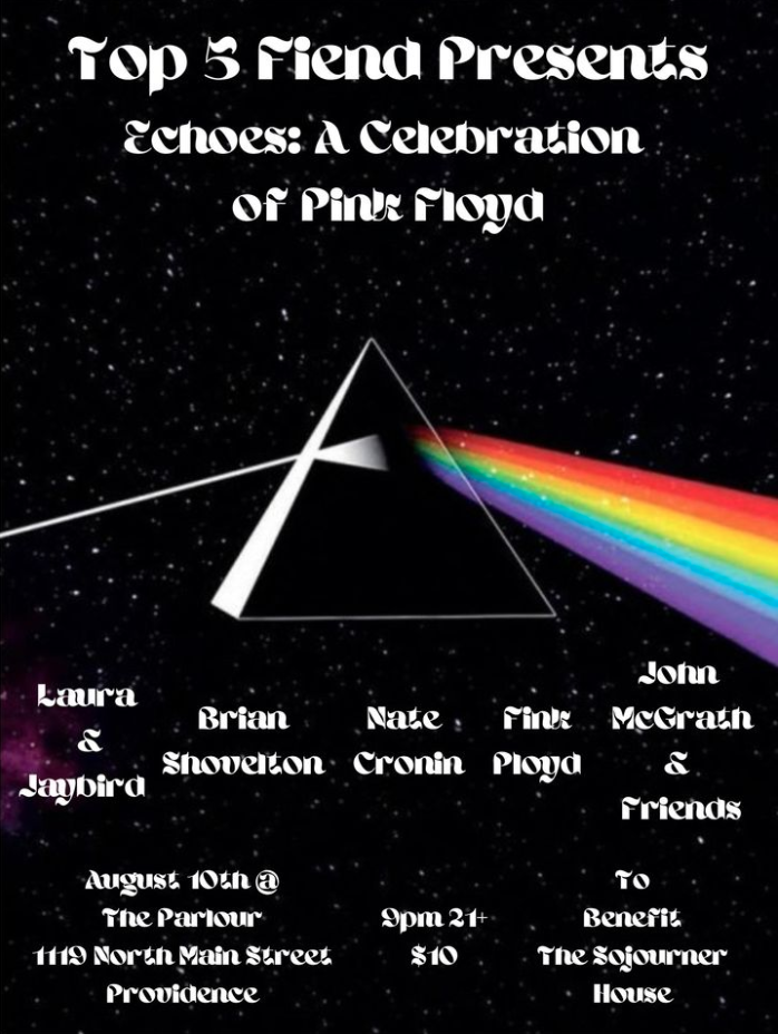 parlour pink floyd sojourner house benefit